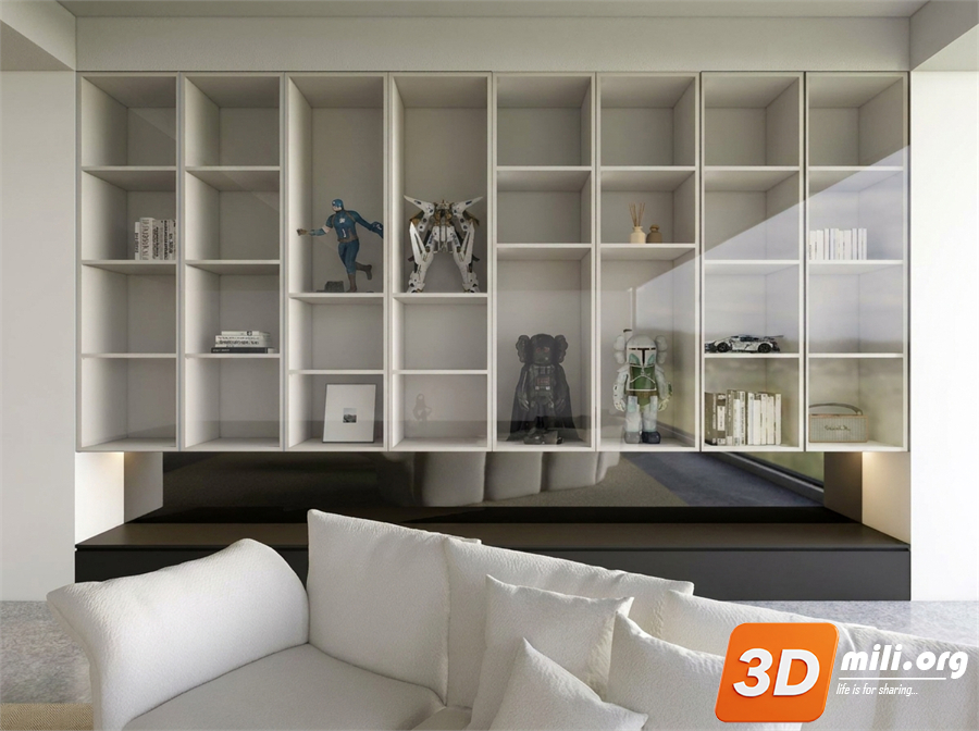 Bookcase Skp Files